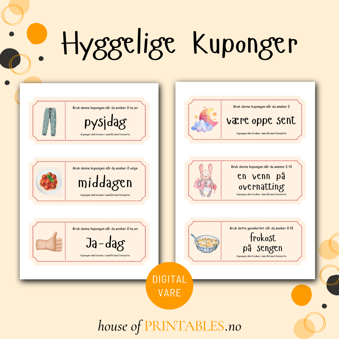 Hyggelige kuponger
