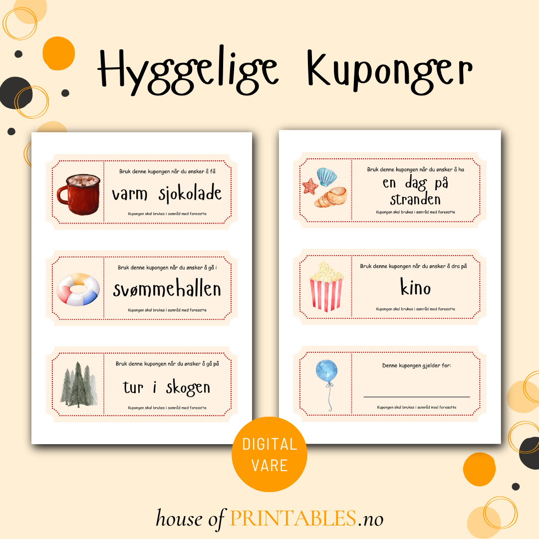 Hyggelige kuponger