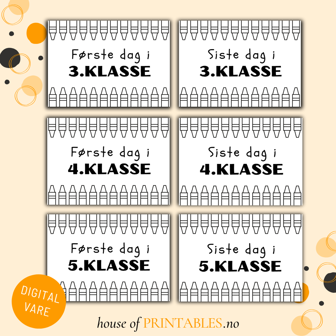 Barnehage- og skolestart