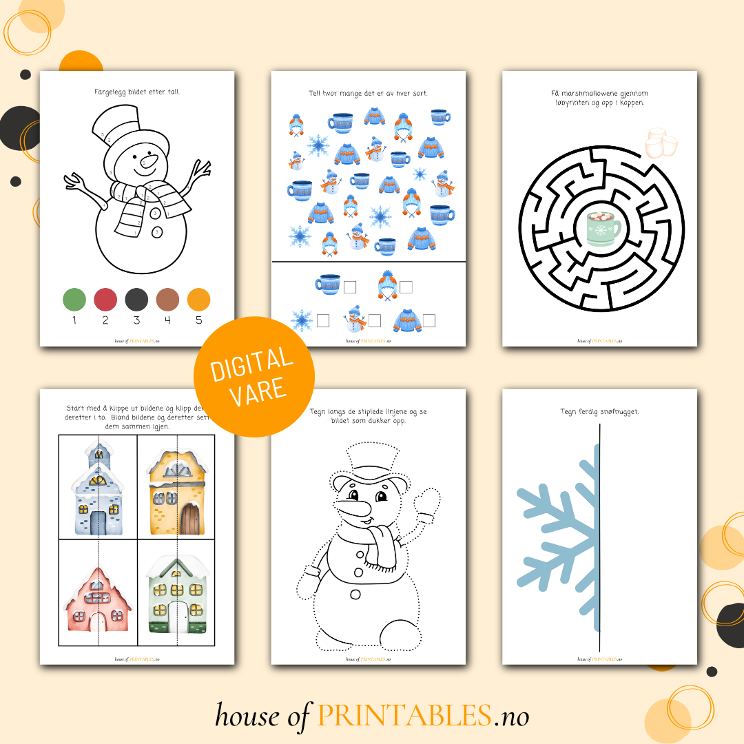 Aktivitetshefte - Vinter