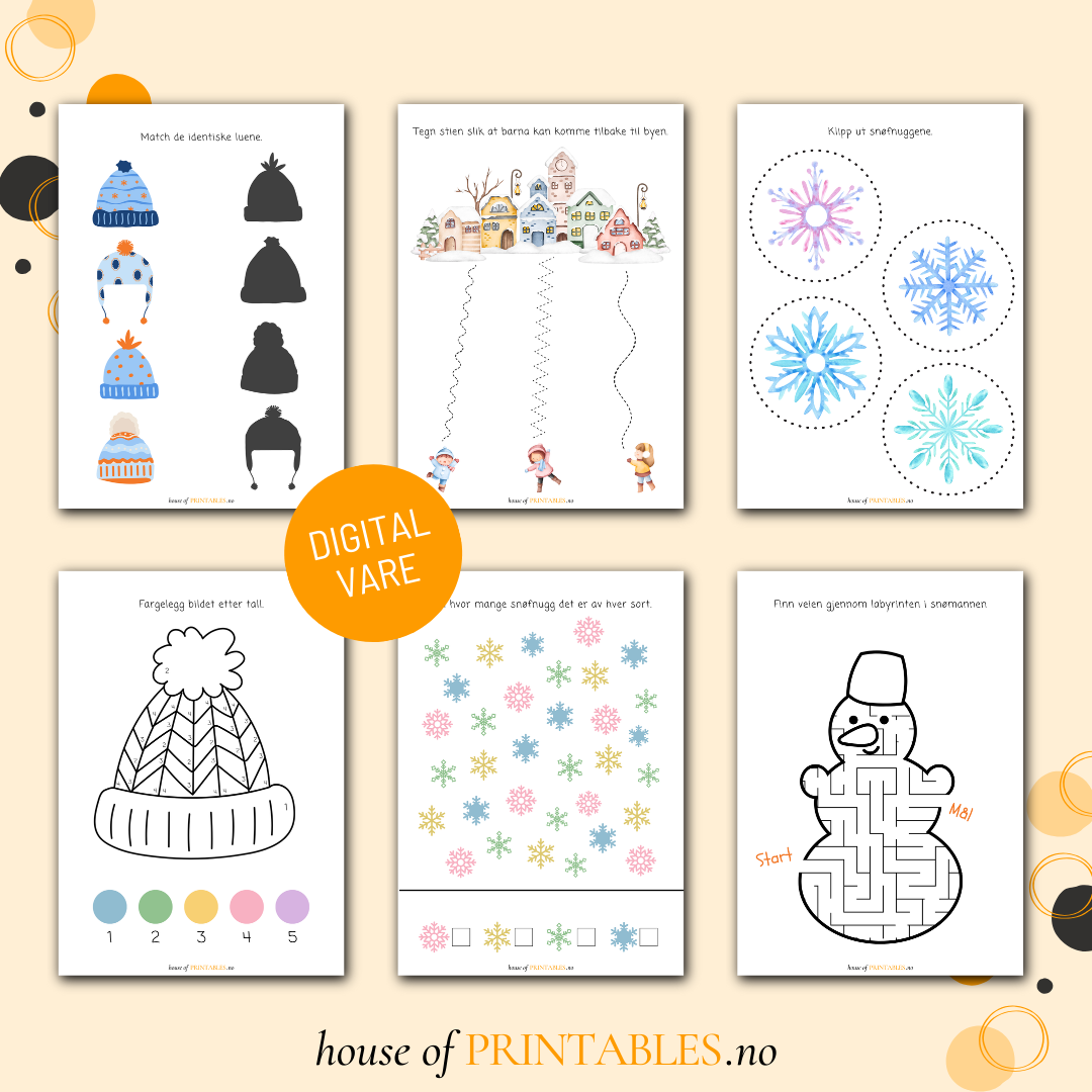 Aktivitetshefte - Vinter