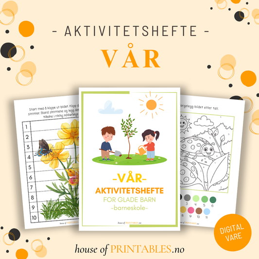 Vår - Aktivitetshefte for skolebarn