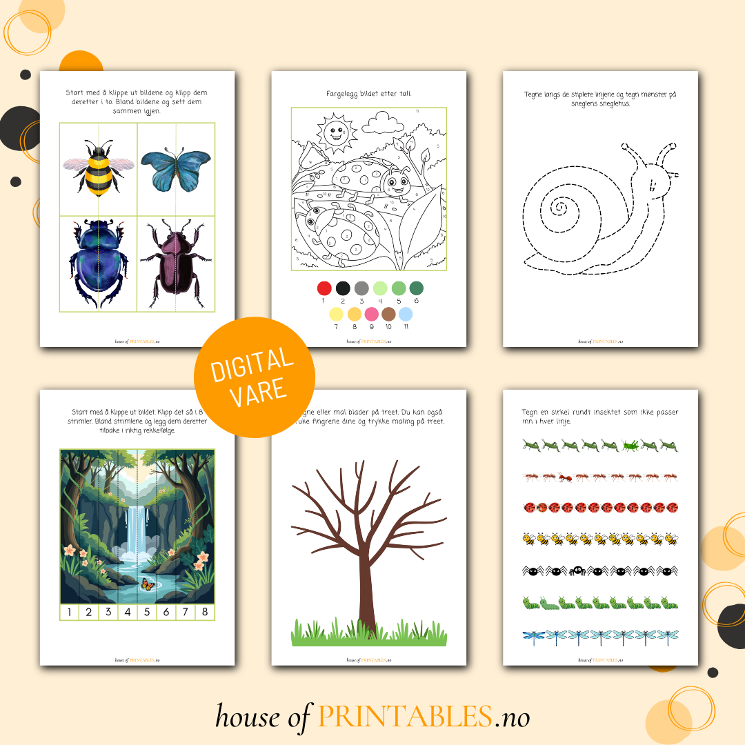 Vår - Aktivitetshefte for skolebarn