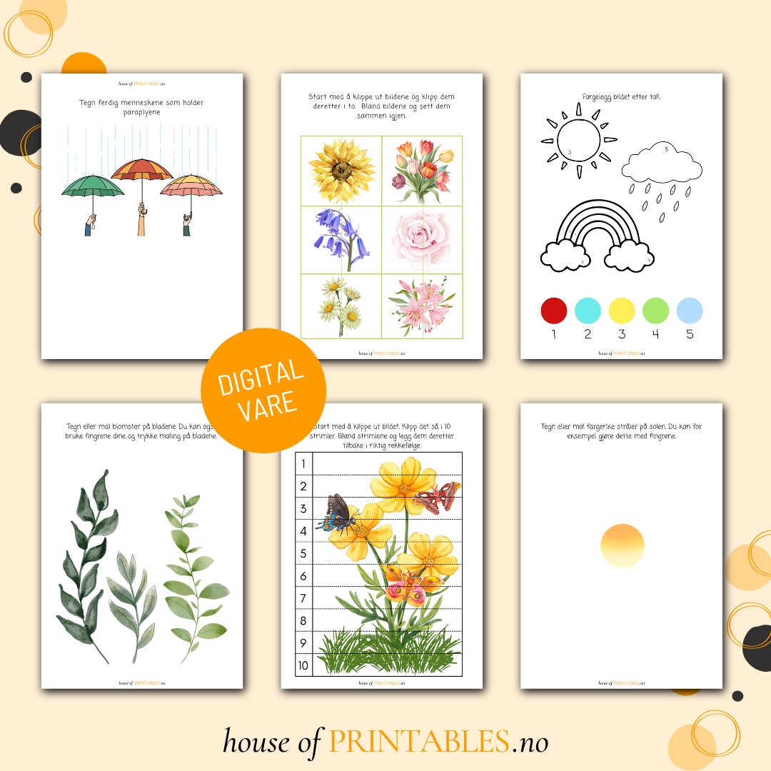 Vår - Aktivitetshefte for skolebarn