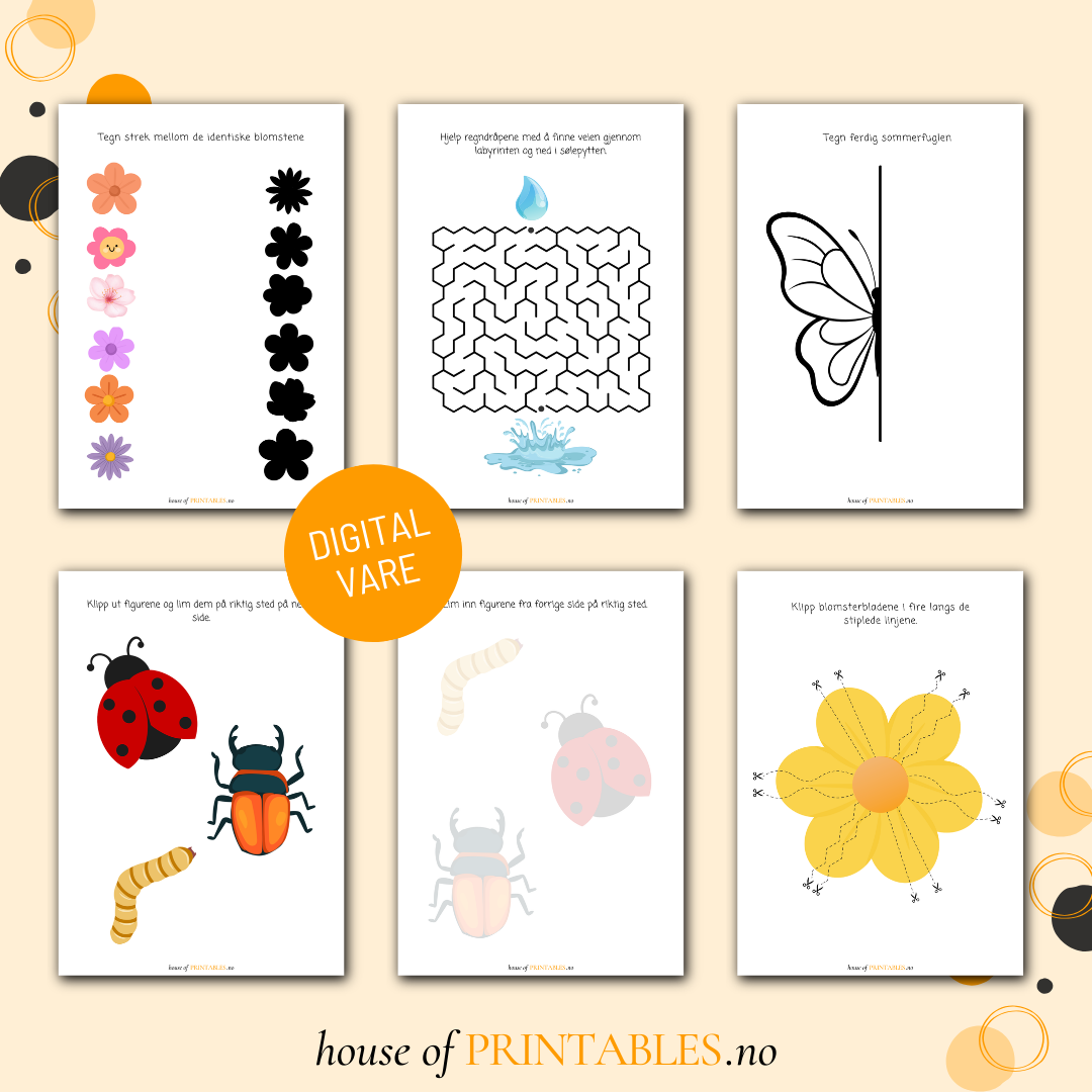 Vår - Aktivitetshefte for skolebarn