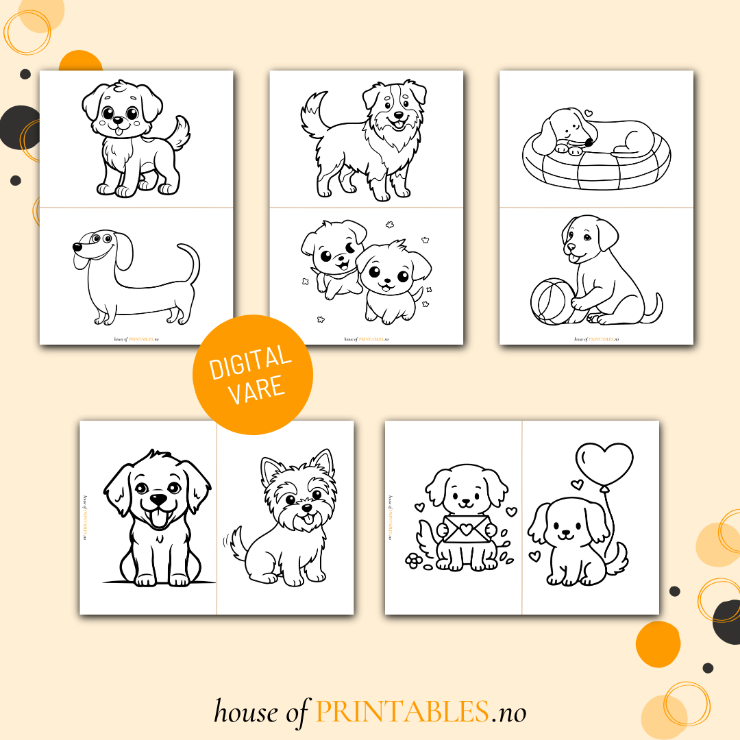 Hunder - Aktivitetshefte for barnehagebarn