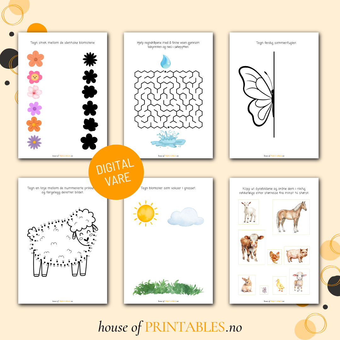 Vår - Aktivitetshefte for skolebarn