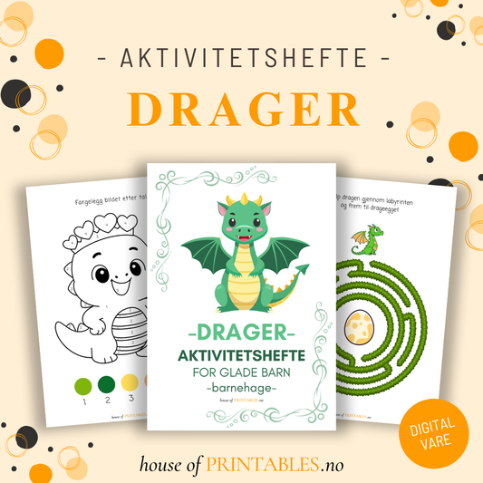 Drager - Aktivitetshefte for barnehagebarn