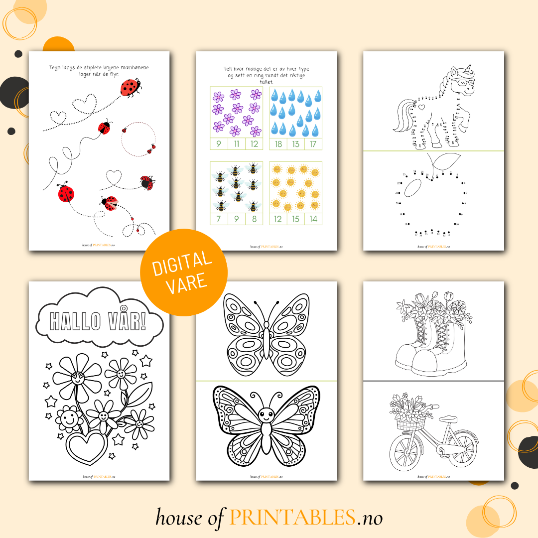 Vår - Aktivitetshefte for skolebarn