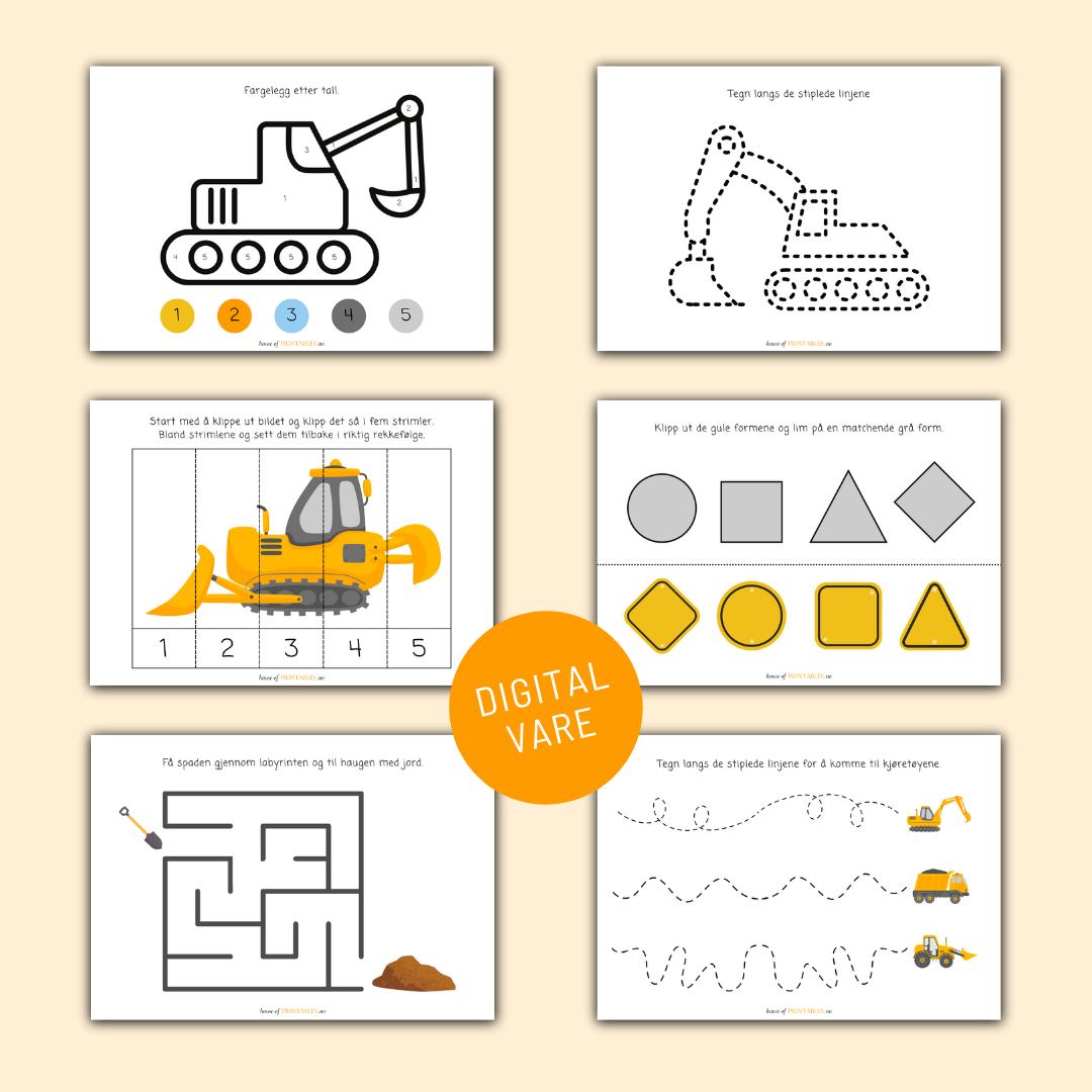 Aktivitetshefte - Anleggsområde