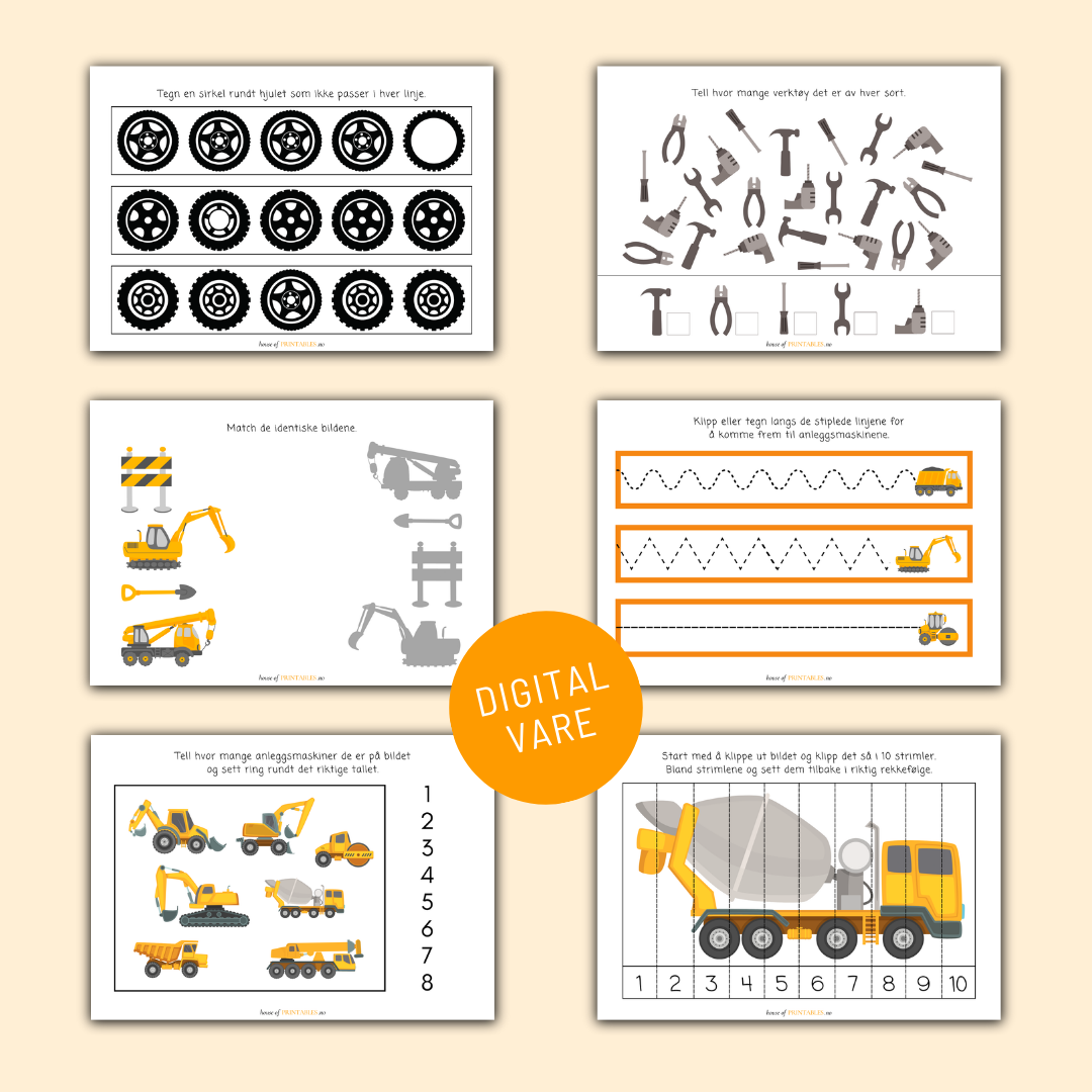 Aktivitetshefte - Anleggsområde