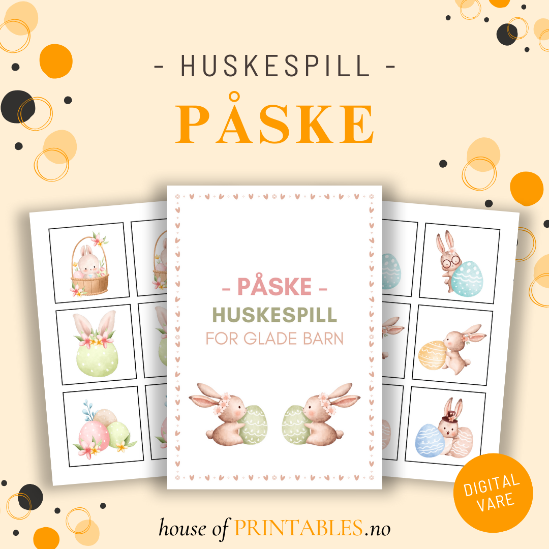 Huskespill - Påske